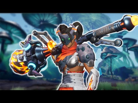 Molten Edict in Terra Escalation - Dauntless Exotic Hammer