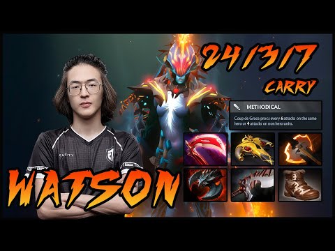 Watson Phantom Assassin Carry | Insane Damage + Rampage vs. Malr1ne & Yuragi - Dota 2 Gameplay