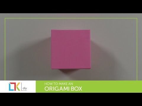Origami toys #106 - How to make an origami box XXIII (Cube box II)