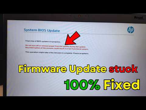 🔄 Застряло обновление прошивки ноутбука HP? Вот стопроцентное решение! 🚀✅