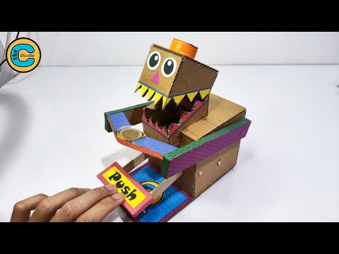 How to make Push to eat Ghost saving coin DIY from Cardboard