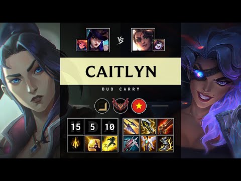 Caitlyn ADC vs Samira: Dominating - VN Grandmaster Patch 14.24
