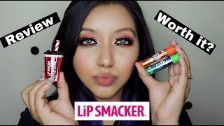 *NEW* Lip Smacker Lip Balm Review || Coca Cola Lip Balm || Fanta Lip Balm || Sprite Lip Balm