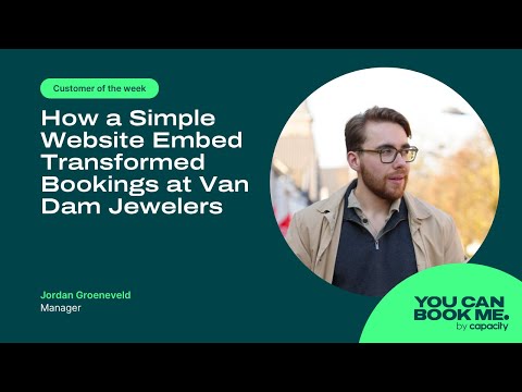 How a Simple Website Embed Transformed Bookings at Jeweler van Dam