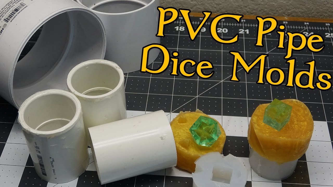 Making Dice Molds Using PVC Pipe