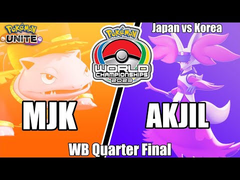MjK vs Akjil - World Championships 2023 WB Quarter Final | Pokemon Unite