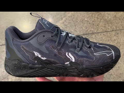 Puma MB.03 Black Strong Grey LaMelo Ball Basketball Shoes