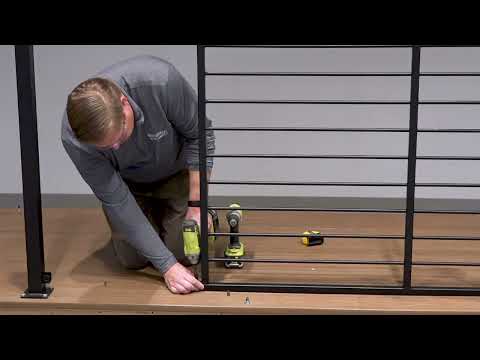 How to install RDI MetalWorks Excalibur Steel Railing Latitudes – Level Rail