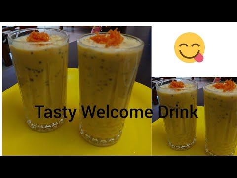 Healthy And Tasty Welcome Drink
