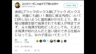 【衝撃】ブラックボックス展で痴漢された女子大生の現在・・・