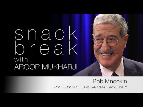 Bob Mnookin - Negotiation and the Jewish-American Paradox (2018)  |  Snack Break with Aroop Mukharji