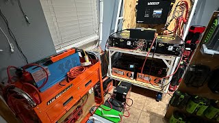 My 48volt and 12 volt Solar Power Systems! All DIY Built!