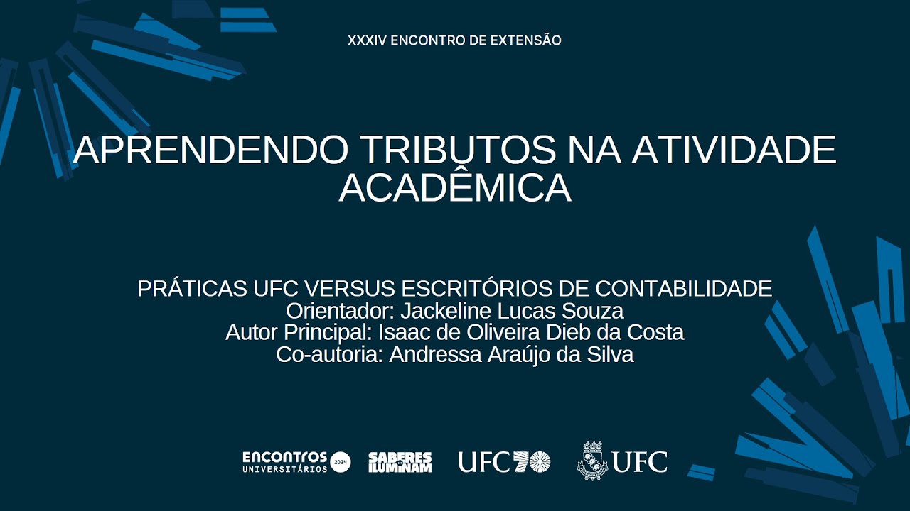 APRENDENDO TRIBUTOS NA ATIVIDADE ACADÊMICA: PRÁTICAS UFC VERSUS ESCRITÓRIOS DE CONTABILIDADE