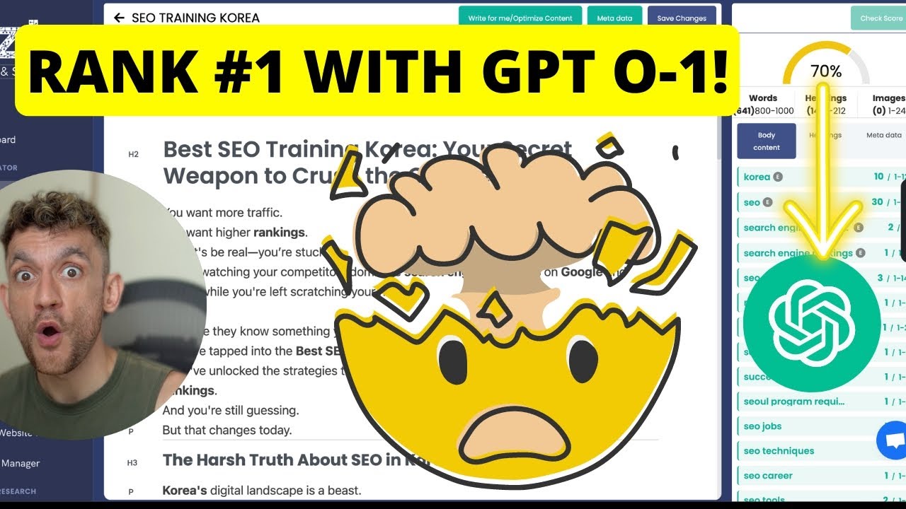How to Rank #1 with GPT-o1 in 1 Click 🤯