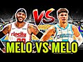 *LAMELO BALL* VS *CARMELO ANTHONY* LIVES UP TO THE HYPE! + CARMELO GIVES NICKNAME TO LAMELO!