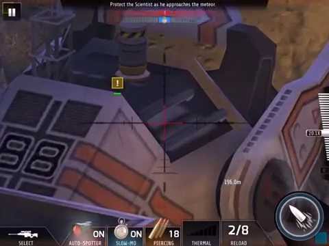 Kill Shot Bravo Region 14 Primary Mission 50 - Protect The Scientist As He Approaches the Meteor