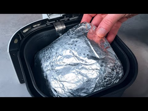Wrap in Foil & Put in the Air Fryer... It's Quick & Delicious! No Mess!