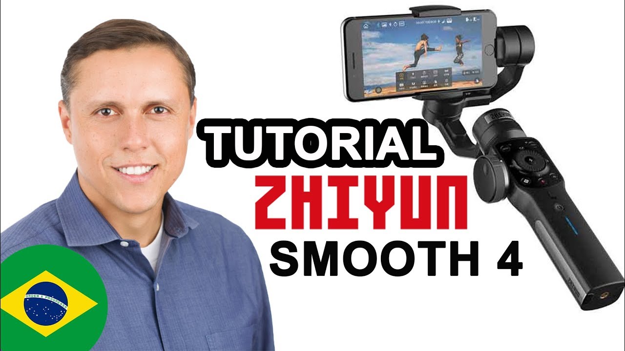 Zhiyun Smooth 4, Tutorial em Português, Gimbal para Celular
