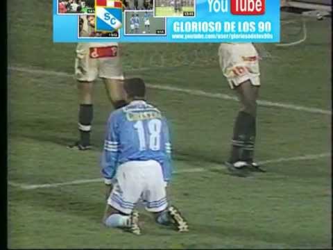 CLAUSURA 1998 2DA RUEDA SPORTING CRISTAL vs u (2X0), GOLES DE GERMAN CARTY.