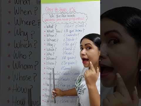 WHAT / WHERE / WHEN / WHY / WHO / HOW ?