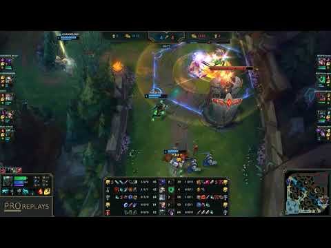 SKT T1 Faker (PYKE) vs THRESH - BOT SUPPORT CHALLENGER GAMEPLAY - KR