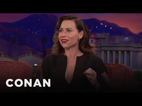 Minnie Driver On Americans' Bad Table Manners | CONAN on TBS
