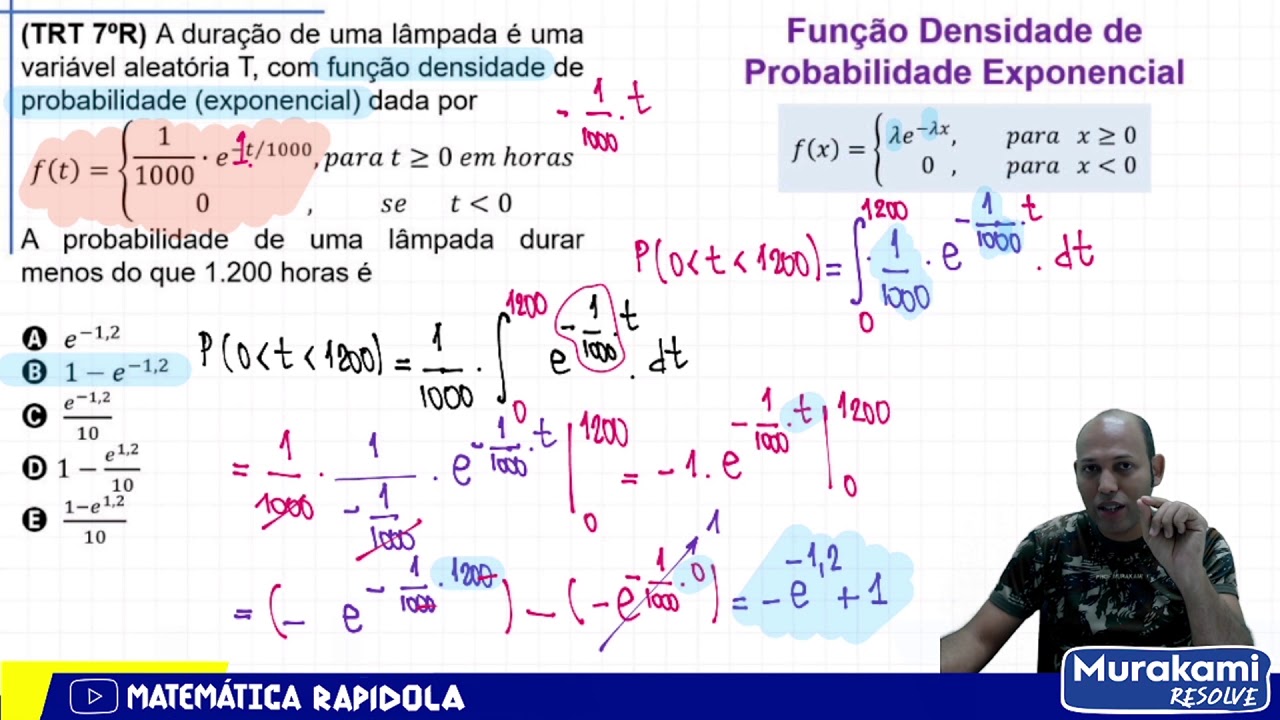DISTRIBUIÇÃO EXPONENCIAL #01