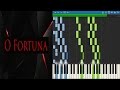 O Fortuna - Carmina Burana (Piano Solo ...
