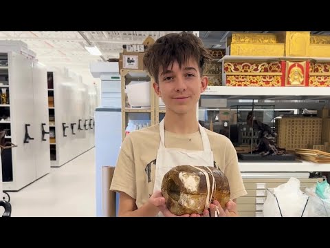 Moulage d'Enfants Jésus de cire avec Djordan Bissonnette