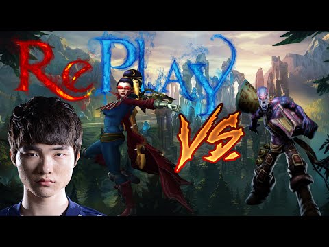 SKT T1 Faker Vayne vs Ryze MID League of Legends Korea