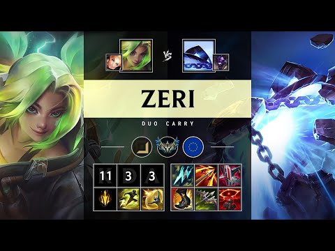 Zeri ADC vs Xerath - EUW Challenger Patch 25.06