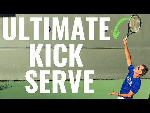 Tennis Serve Lesson: How To Hit The ULTIMATE Kick Serve