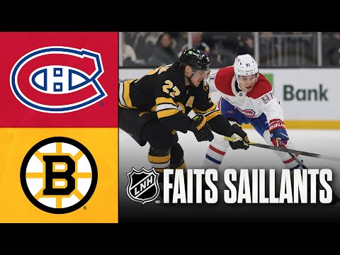 Canadiens vs Bruins | Faits saillants