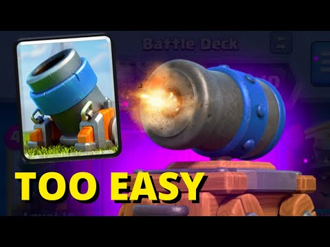 THIS DECK IS TOO EASY - BEST 3.5 Cannon Kart Mortar Deck - CLASH ROYALE