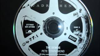 Pete Townshend &amp; The Who - Get Inside (Demo) - Quadrophenia Director&#39;s Cut