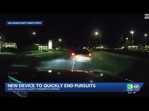 San Joaquin County deputies deploy new pursuit intervention tool