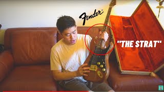 Video thumbnail for 1981 Fender Walnut "THE STRAT" | Made of ACTUAL 24K GOLD by every single guitars.