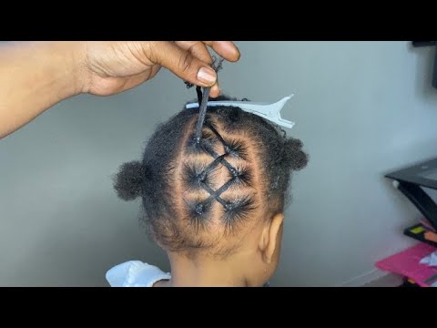 EASY HAIRSTYLE FOR TODDLERS OR KIDS WITH SHORT HAIR,...