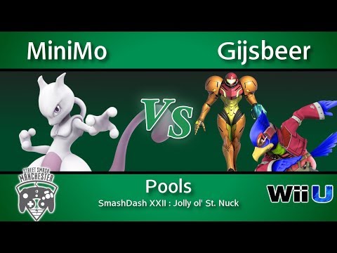 SmashDash XXII - MiniMo (Mewtwo) Vs. Gijsbeer (Samus, Falco) - Pools