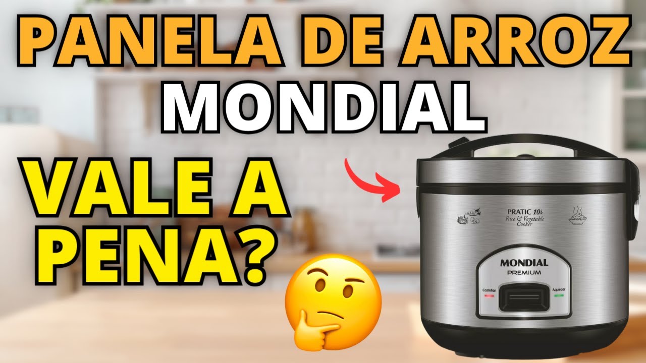 Miniatura da avaliação em vídeo de Panela Elétrica de Arroz MONDIAL PE-42-10X 700W 110V Preto