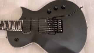 Video thumbnail for ESP Ltd EC-1000FR Deluxe in Satin Black by Incognito Guitars