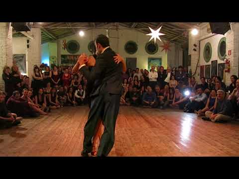  Gianpiero Galdi  and  Maria Filali  are  dancing  to  the  tango  "  Por esa mujer de carnaval  "  by  Francisco Canaro  in  2018