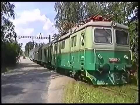 Provoz vlaků na trati č.202 na mostě Duha v roce1999