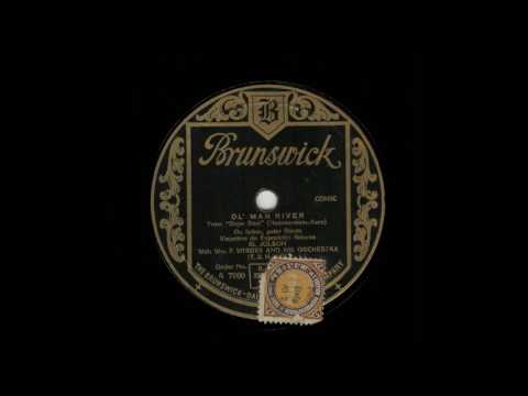 Al Jonson -  Ol' Man River 1928