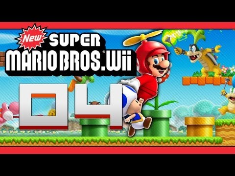 Let's Play New Super Mario Bros Wii [100%] - Part 4 - Schwitzen in der Wüste