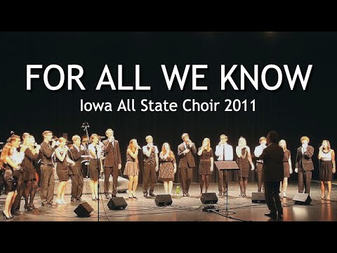 For All We Know - Iowa All State Jazz Choir 2011