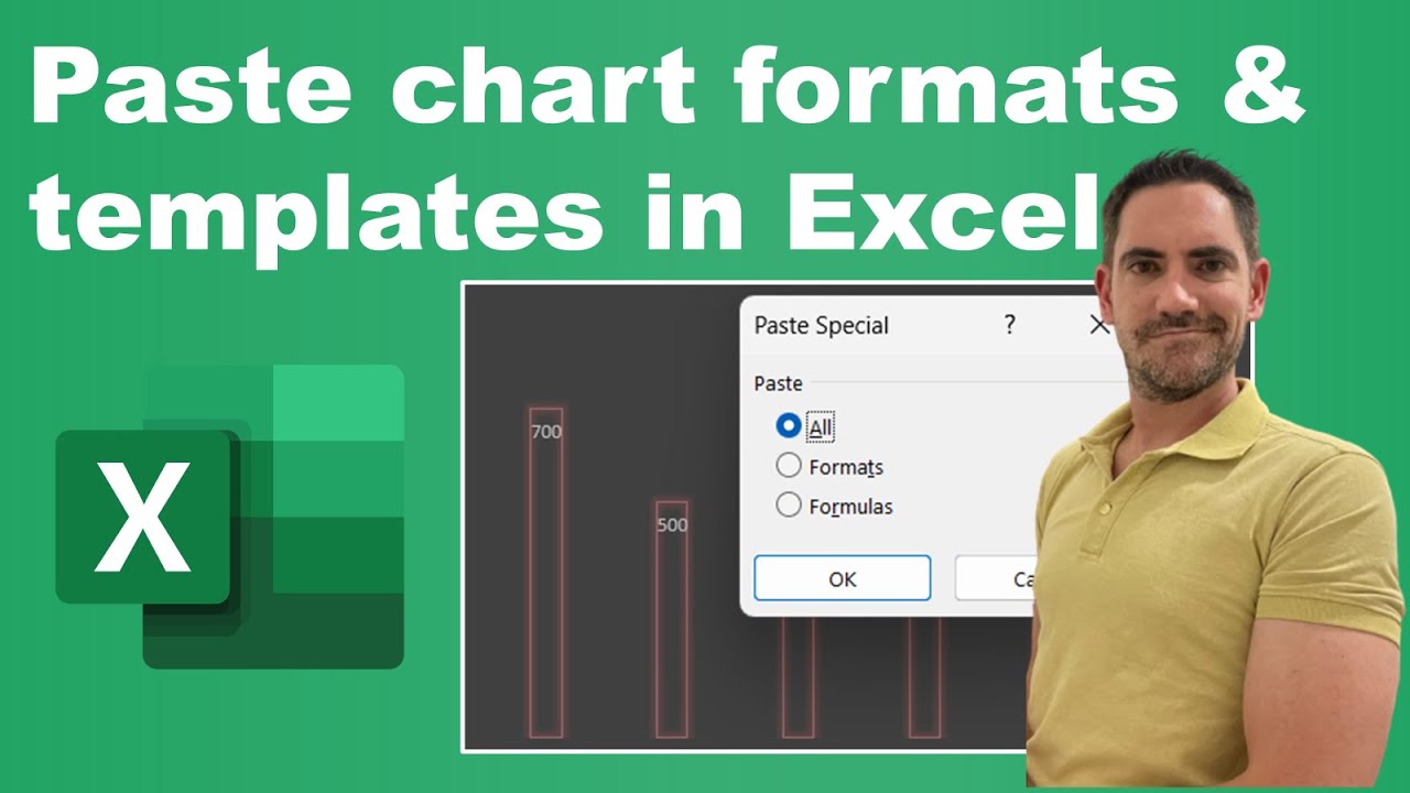 Paste chart formats, chart templates & layouts in Excel