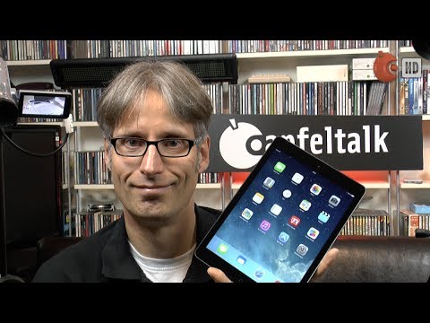 Apfeltalk LIVE! Unboxing iPad Air