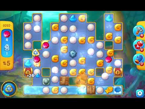 Fishdom Easy Level 9202 (with ingame lightning and fire cracker boosters) @choraelmin