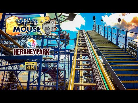 On-ride point of view of Wild Mouse